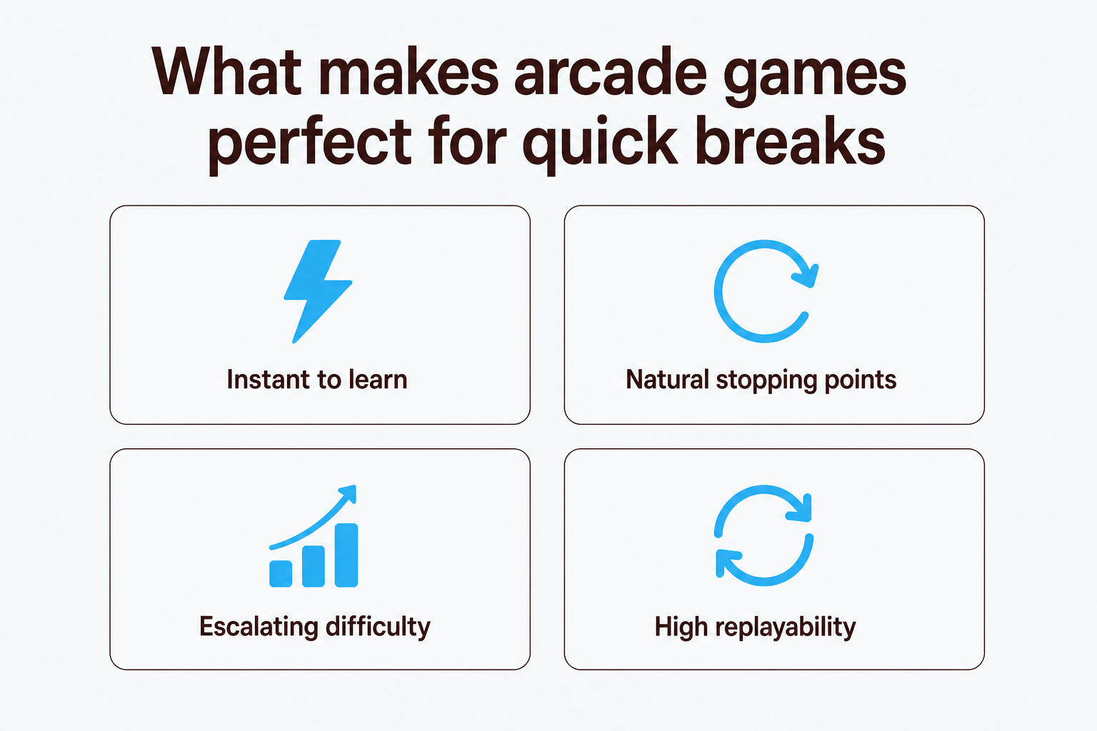 Four qualities that make arcade games perfect for short sessions, as taken from atasehirescorts6.xyz arcade research