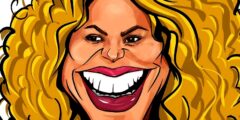 Shakira Funny Face